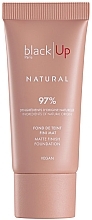 Düfte, Parfümerie und Kosmetik Matte Make-up-Basis - Black Up Natural Matte Finish Foundation