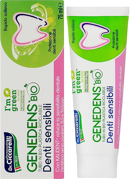 Zahnpasta für empfindliche Zähne - Dr. Ciccarelli Genedens Bio Sensitive Teeth — Bild N2