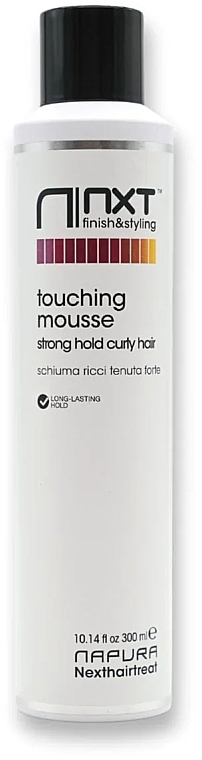 Lockiges Haar Starker Halt - Napura NXT Touching Mousse Curly Hair Strong Hold — Bild N1