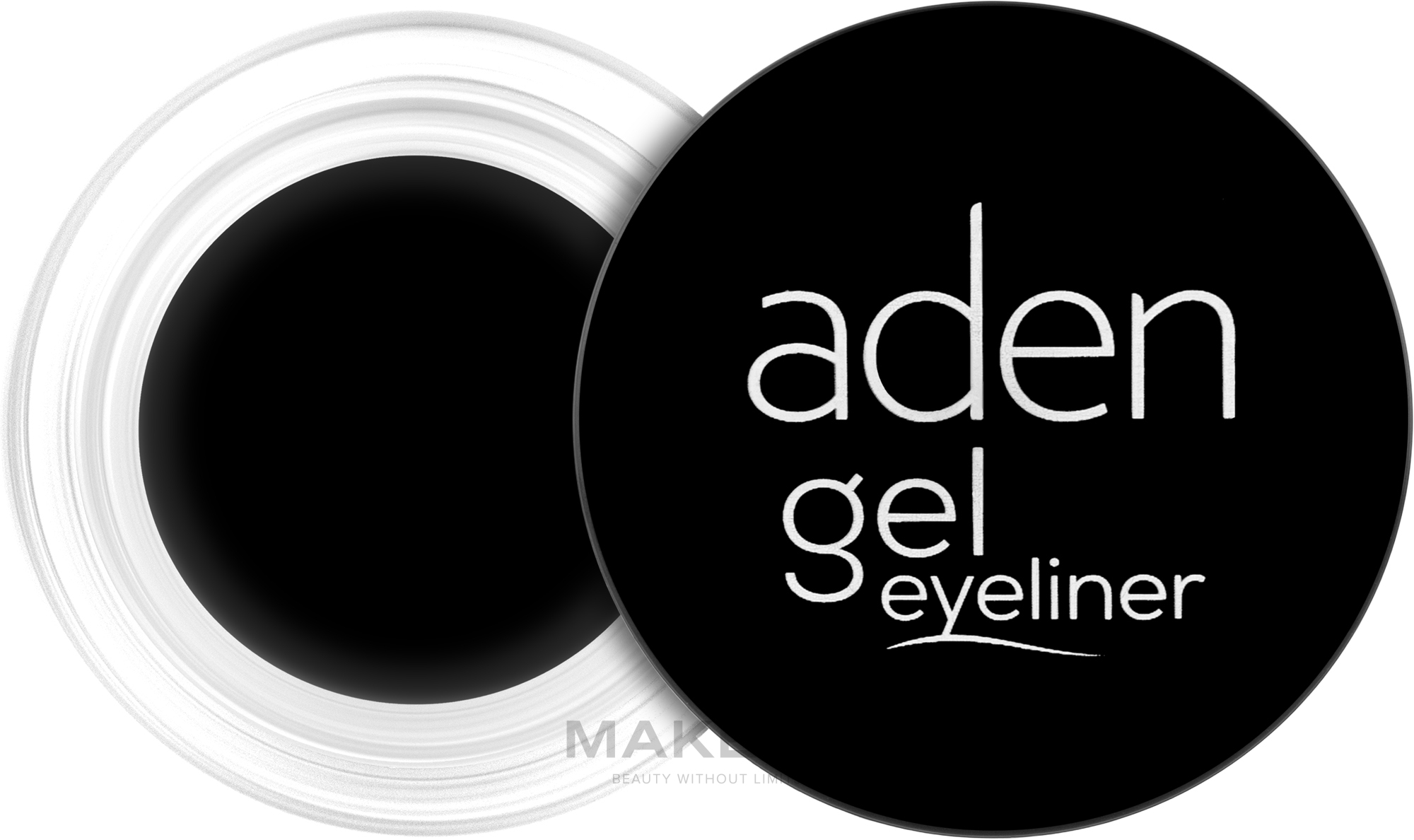 Gel-Eyeliner - Aden Cosmetics Gel Eyeliner — Bild Black