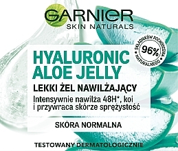 Leichtes feuchtigkeitsspendendes Gesichtsgel mit Bio Aloe Vera - Garnier Skin Naturals Hualuronic Aloe Jelly — Bild N16