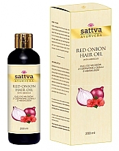 Haaröl mit Hibiskus - Sattva Red Onion Hair Oil — Bild N1