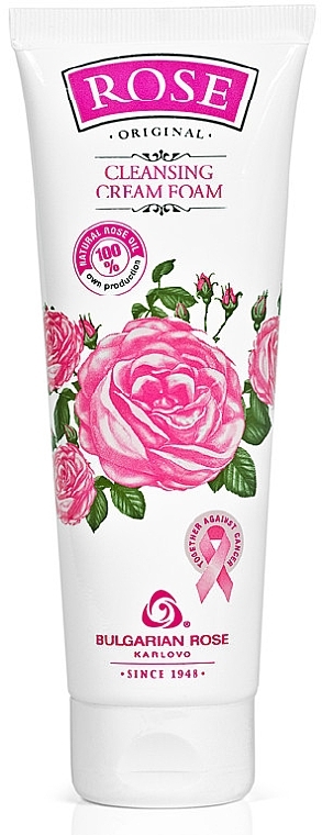 Reinigungscreme-Schaum - Bulgarska Rosa Rose Original Cleansing Cream Foam — Bild N1