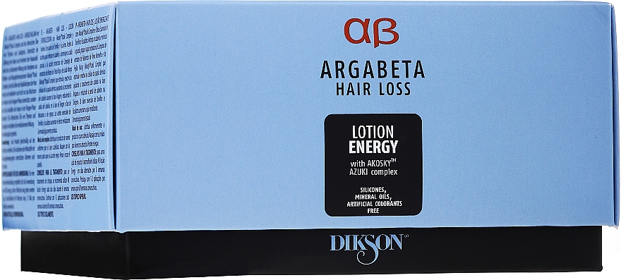 Energetisierende Lotion gegen Haarausfall in Ampullenform - Dikson Argabeta Hair Loss Lozione Energy — Bild N1