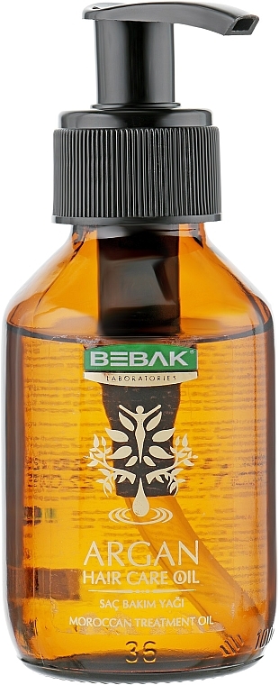 Haaröl mit Argan - Bebak Laboratories Argan Treatment Oil — Bild N2