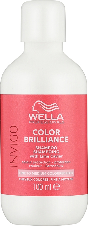 Schützendes Shampoo für feines bis normales, coloriertes Haar - Wella Professionals Invigo Brilliance Fine Hair Shampoo — Foto N1