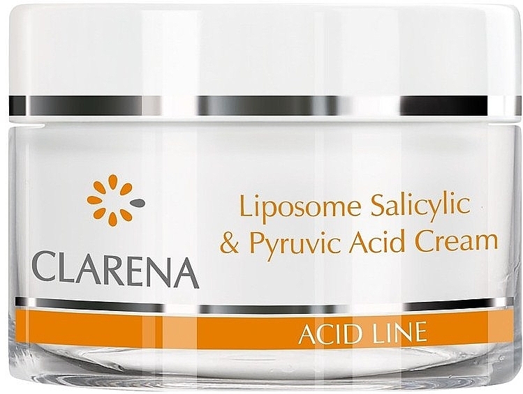 Gesichtscreme mit Salicyl- und Brenztraubensäure - Clarena Liposome Pyruvic Acid Salicylic & Cream — Bild N1