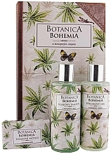 Düfte, Parfümerie und Kosmetik Set mit Hanf - Bohemia Gifts Botanica Cannabis Book Set 