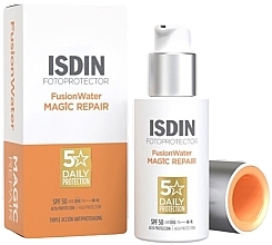 Sonnencreme fürs Gesicht - Isdin Photoprotector Fusion Water Magic Repair SPF 50 — Bild N1