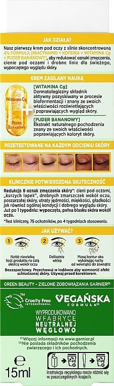 Aufhellende Augencreme - Garnier Vitamin C Eye Cream — Bild N7