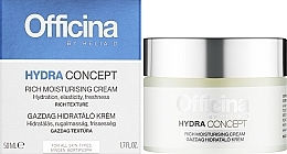 Düfte, Parfümerie und Kosmetik Intensiv feuchtigkeitsspendende Gesichtscreme - Helia-D Officina Hydra Concept Rich Moisturising Cream
