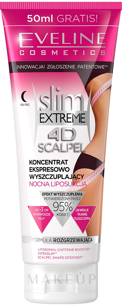 Anti-Cellulite-Produkt - Eveline Cosmetics Slim Extreme 4D Scalpel Night Liposuction — Bild 250 ml