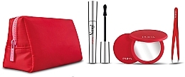 Pupa Vamp! Mascara & Tweezers & Mirror (mascara/9ml + mirror/1pc + tweezers/1pc + bag) - Set — Bild N1