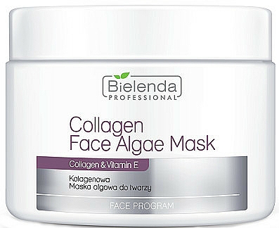 Alginat-Gesichtsmaske mit Kollagen und Vitamin E - Bielenda Professional Collagen Face Algae Mask — Bild N1