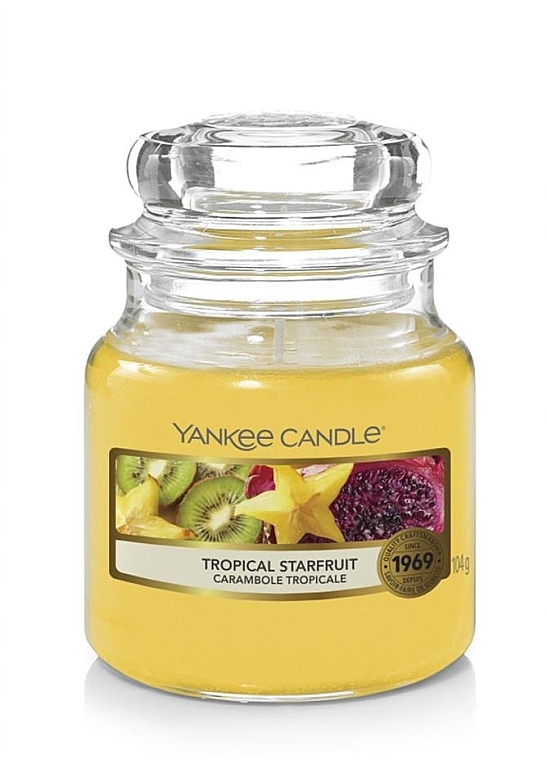 Duftkerze im Glas - Yankee Candle Tropical Starfruit — Bild N1