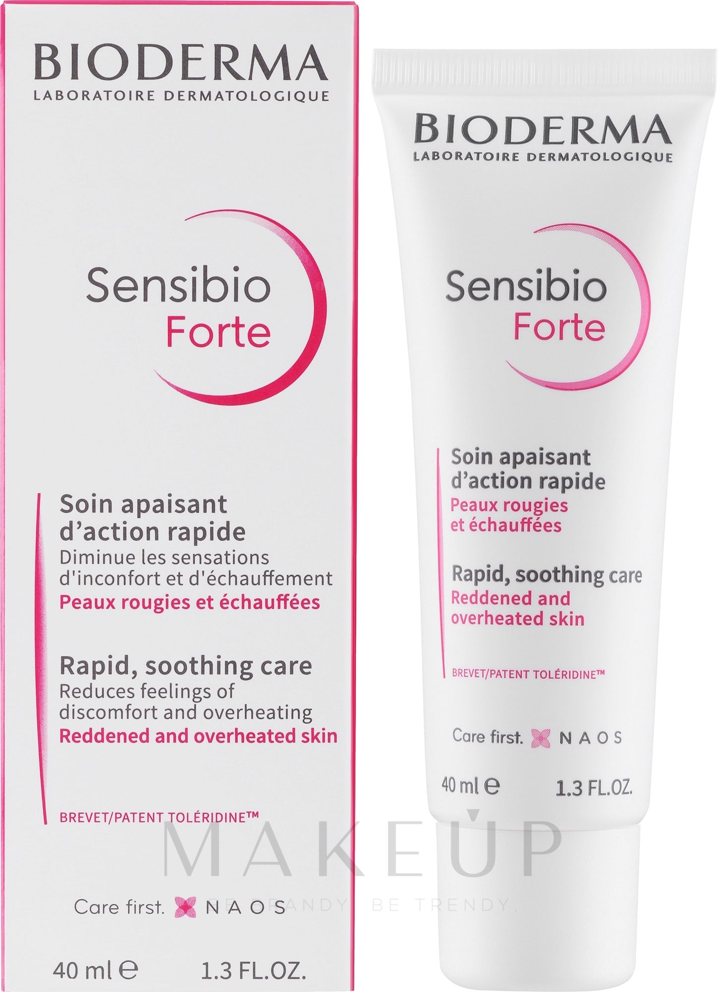 Beruhigende und feuchtigkeitsspendende Gesichtscreme für empfindliche und sehr trockene Haut - Bioderma Sensibio Forte Reddened Sensitive Skin — Foto 40 ml
