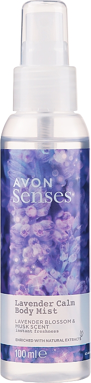 Körpernebel Lavendel - Avon Senses Lavender Calm Body Mist — Bild N1