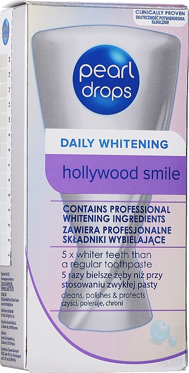 Aufhellende Zahnpasta für strahlende Zähne Hollywood Smile - Pearl Drops Hollywood Smile Ultimate Whitening — Bild N2