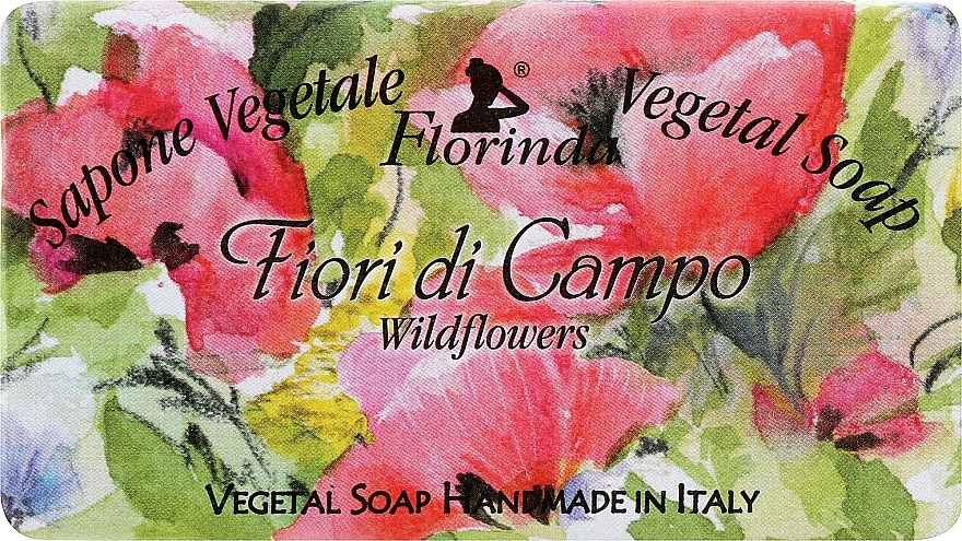 Naturseife Wildblumen - Florinda Sapone Vegetale Vegetal Soap Wild Flowers — Bild N1