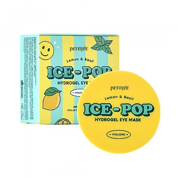 Hydrogel-Augenpads Zitrone und Basilikum - Petitfee&Koelf Lemon & Basil Ice-Pop Hydrogel Eye Mask — Bild N5