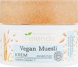 Feuchtigkeitsspendende Gesichtscreme mit Hafer, Weizen und Kokosmilch - Bielenda Vegan Muesli Face Cream — Bild N2