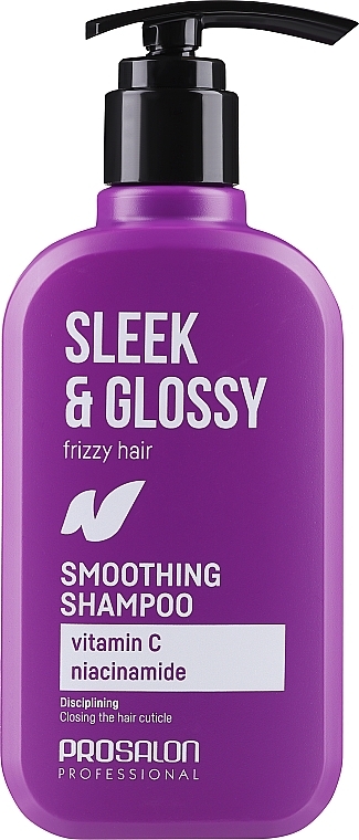 Shampoo für lockiges Haar - Prosalon Sleek & Glossy Smoothing Shampoo — Bild N1