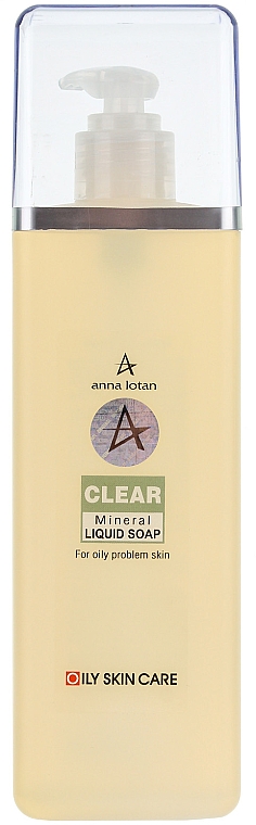 Mineralische Flüssigseife für fettige Haut - Anna Lotan A-Clear Mineral Hygienic Liquid Soap