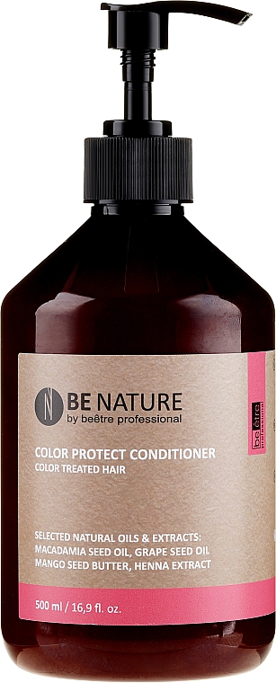 Farbschutz-Haarspülung mit Macadamia-Samenöl und Mangosamenbutter - Beetre Be Nature Color Protect Conditioner — Bild N1