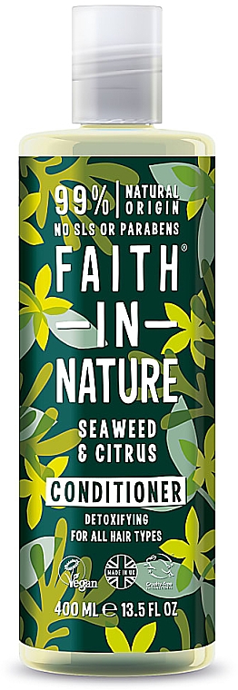 Conditioner für alle Haartypen mit Seetang und Zitrusfrüchten - Faith in Nature Hair Conditioner Seaweed Citrus — Bild N1