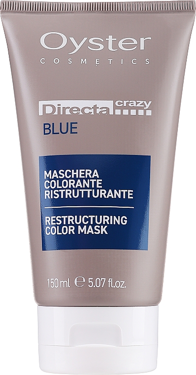 Tonisierende Haarmaske blau - Oyster Cosmetics Directa Crazy Blue — Bild N1