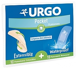 Düfte, Parfümerie und Kosmetik Elastisches und wasserfestes Pflaster 2x 7.2 cm - Urgo Pocket Extensible + Waterproof