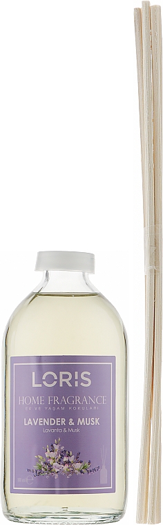 Raumerfrischer Lavendel und Moschus - Loris Parfum Home Fragrance Reed Diffuser — Bild N2