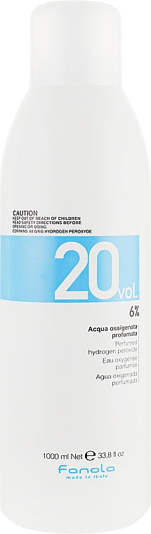 Entwicklerlotion 6% - Fanola Acqua Ossigenata Perfumed Hydrogen Peroxide Hair Oxidant 20vol 6% — Bild N3