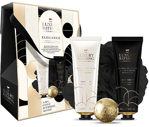 Set - Grace Cole The Luxury Bathing Elegance (Körperlotion 100 ml + Körpercreme 100 ml + Badebombe 25 g + Badeschwamm 1 St.) — Bild N1