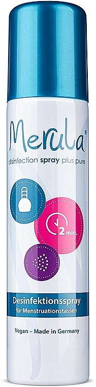 Spray zur Reinigung und Desinfektion von Menstruationstassen - Merula Spray Plus Pure — Bild N1