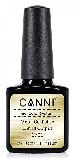 Gellack für Nägel - Canni Metal Gel Polish — Bild N1