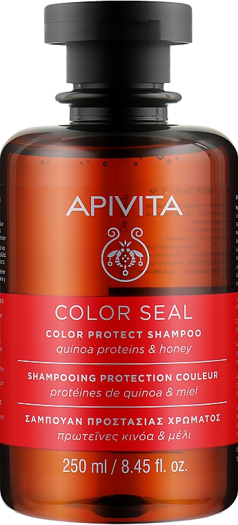 Haarshampoo mit Quinoa-Proteinen und Honig - Apivita Color Seal Shampoo — Bild N1