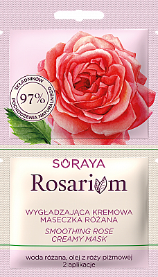 Glättende Creme-Maske mit Rose - Soraya Rosarium Smoothing Cream Rose Mask