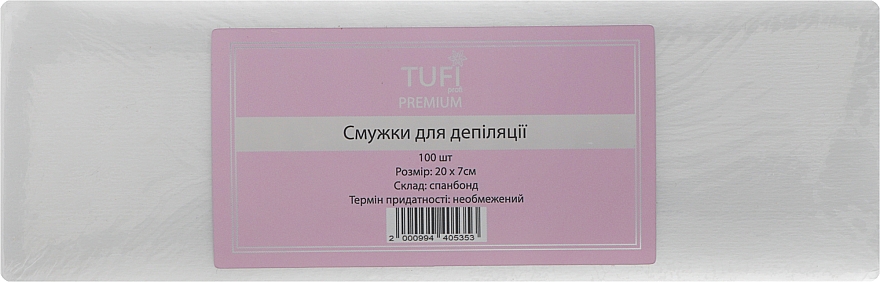 Enthaarungsstreifen 100 St. - Tufi Profi Premium — Bild N1