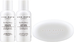 Körperpflegeset - Acca Kappa White Moss (Duschgel 100ml + Körperlotion 100ml + Seife 150g) — Bild N2