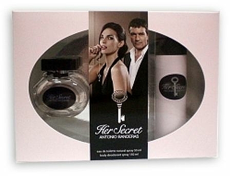Her Secret Antonio Banderas - Duftset (Eau de Toilette 50ml + Deospray 150ml)