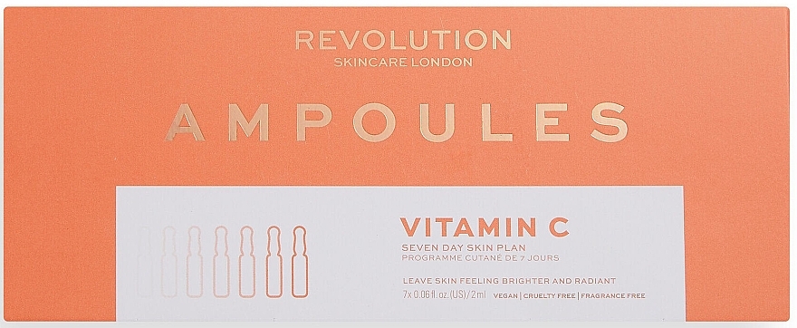 Gesichtsampullen für strahlende Haut mit Vitamin C - Revolution Skincare Illuminating Ampoules With Vitamin C — Bild N1
