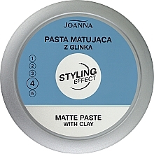Modellierende und mattierende Haarstylingpaste mit Tonerde Starker Halt - Joanna Styling Effect Strong Hold and Matt Finish — Bild N1