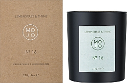 Mojo Lemongrass & Thyme №16 - Duftkerze — Bild N2