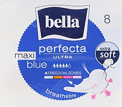 Damenbinden Perfecta Blue Maxi Soft Ultra 8 St. - Bella — Bild N1