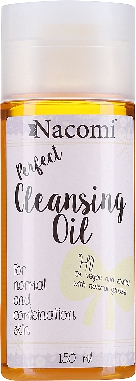Reinigendes Gesichtsöl für normale und Mischhaut - Nacomi Cleansing Oil Make Up Remover
