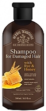 Düfte, Parfümerie und Kosmetik Shampoo für geschädigtes Haar mit Roggenextrakt und Honig - Herbal Traditions Shampoo For Damaged Hair With Rey & Honey