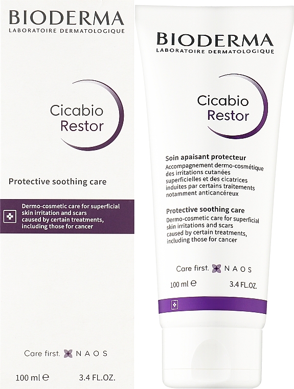Schützende und beruhigende Gesichtspflege - Bioderma Cicabio Restor Protective Soothing Care — Bild N2