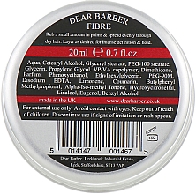 Haar- und Bartpflegeset - Dear Barber Mini Styling Collection (Haarstyling-Wachs 20ml + Haarpaste mit Matteffekt 20ml + Haarpomade 20ml + Glättende Haarcreme 20ml) — Bild N6