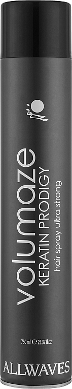 Haarspray mit Keratin Ultra starker Halt - Allwaves Volumaze Keratin Prodigy Hair Spray Ultra Strong — Bild N1